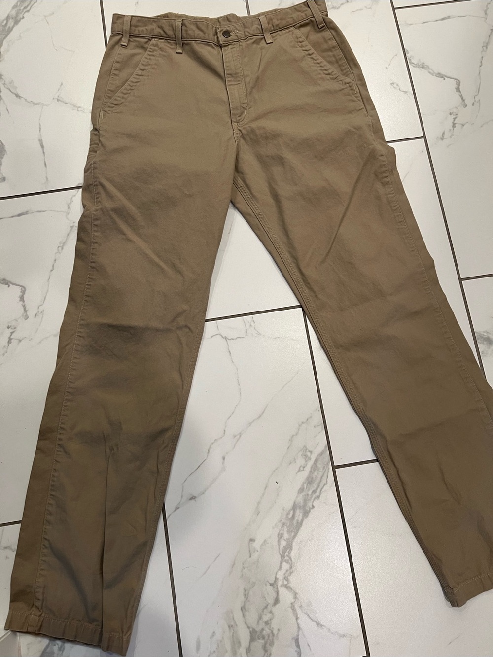 Vintage Carhartt B299 GKH Canvas Khakis 36x36